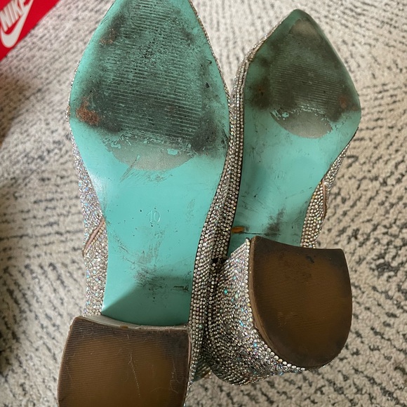 Betsy Johnson Rhinestone Ankle Boots Size 10 - Picture 4 of 5